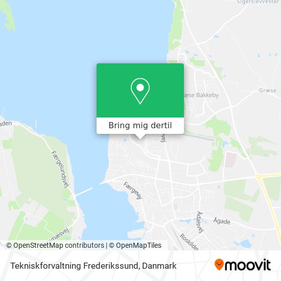 Tekniskforvaltning Frederikssund kort