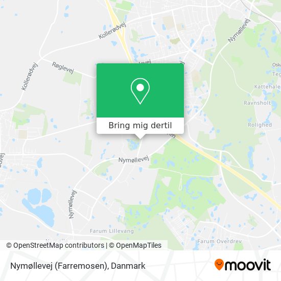 Nymøllevej (Farremosen) kort