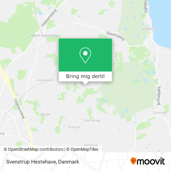 Svenstrup Hestehave kort