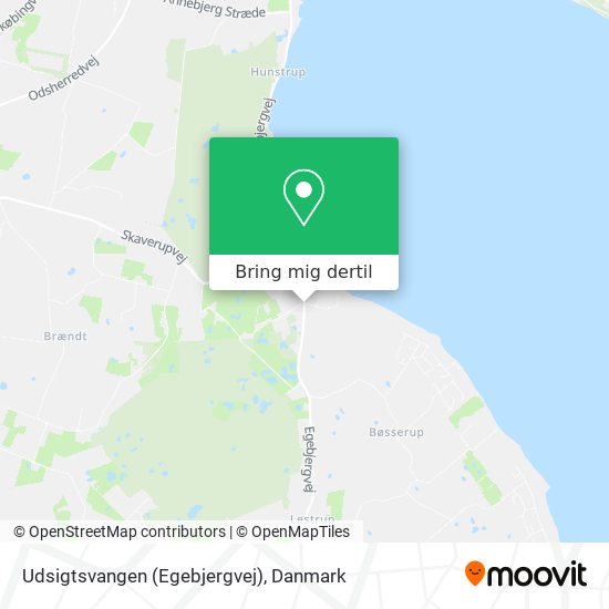 Udsigtsvangen (Egebjergvej) kort