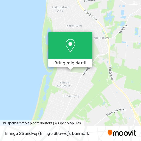 Ellinge Strandvej (Ellinge Skovvej) kort