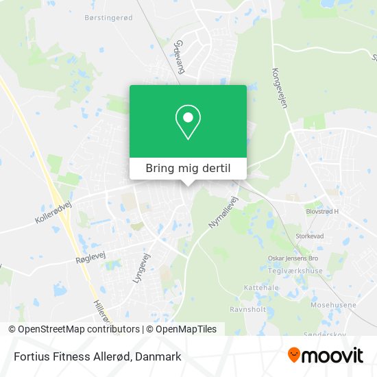 Fortius Fitness Allerød kort