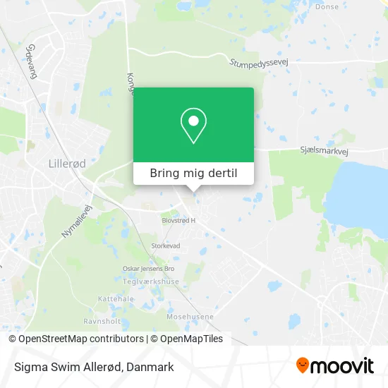 Sigma Swim Allerød kort