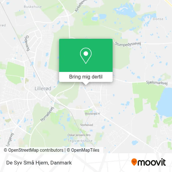 De Syv Små Hjem kort