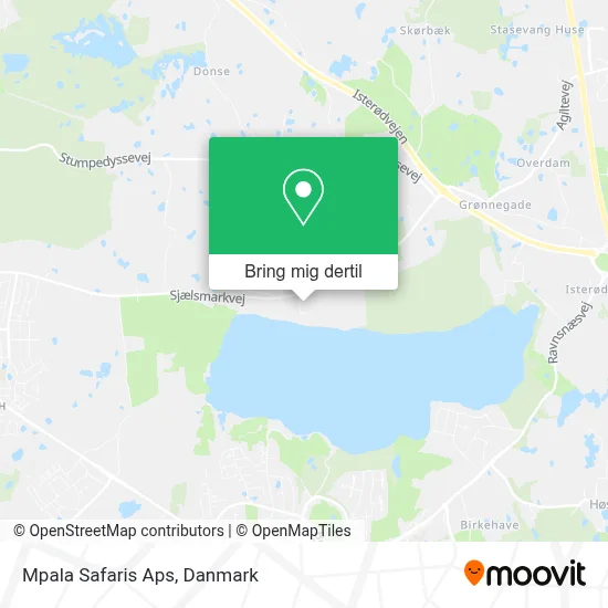 Mpala Safaris Aps kort