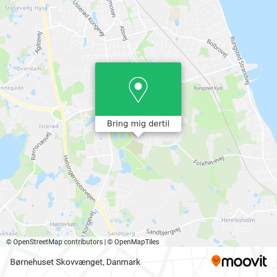 Børnehuset Skovvænget kort