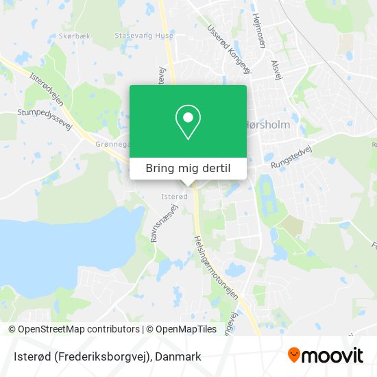 Isterød (Frederiksborgvej) kort