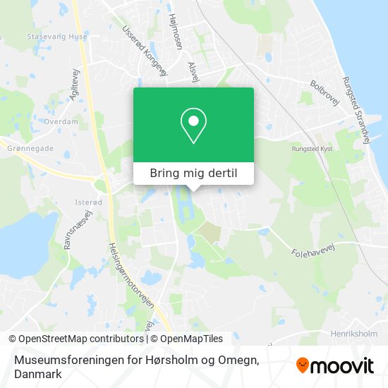 Museumsforeningen for Hørsholm og Omegn kort