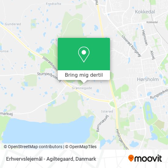 Erhvervslejemål - Agiltegaard kort