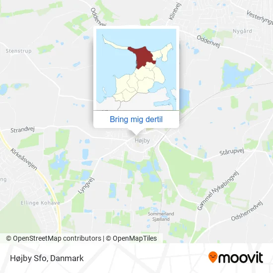 Højby Sfo kort