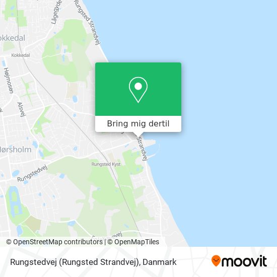 Rungstedvej (Rungsted Strandvej) kort