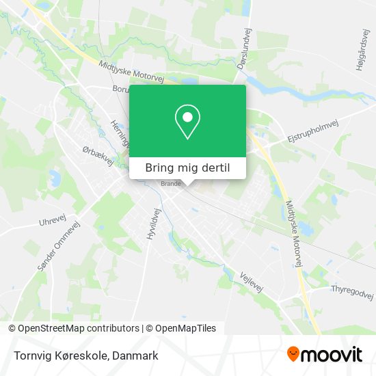 Tornvig Køreskole kort