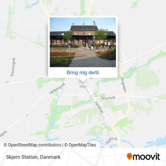 Skjern Station kort