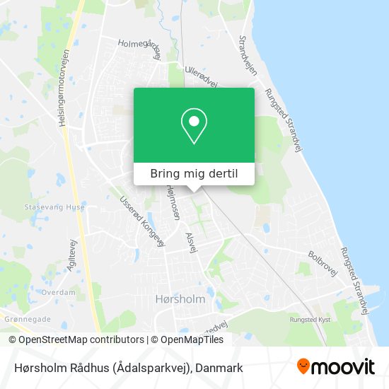 Hørsholm Rådhus (Ådalsparkvej) kort