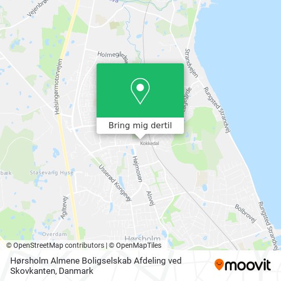 Hørsholm Almene Boligselskab Afdeling ved Skovkanten kort