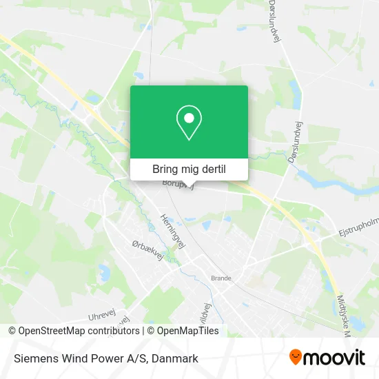 Siemens Wind Power A/S kort