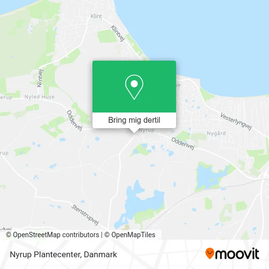 Nyrup Plantecenter kort