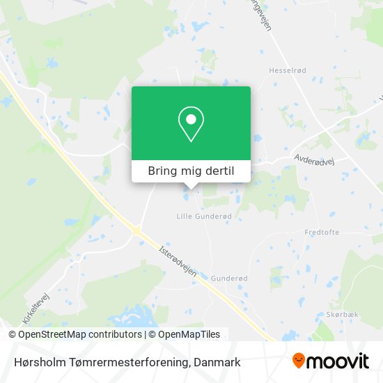 Hørsholm Tømrermesterforening kort