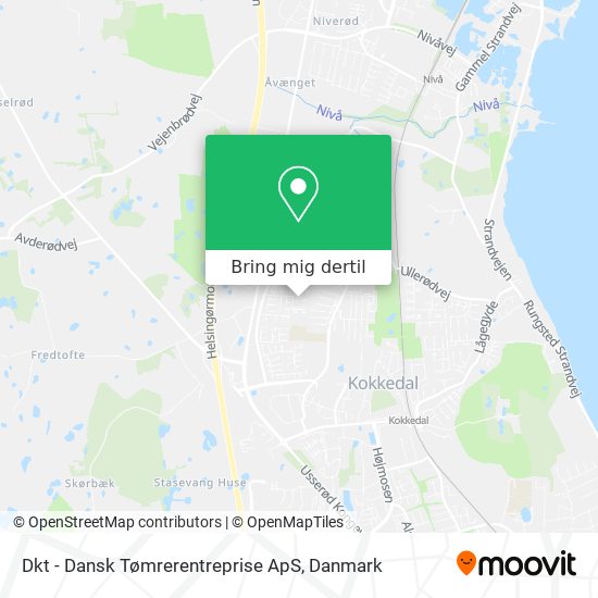 Dkt - Dansk Tømrerentreprise ApS kort
