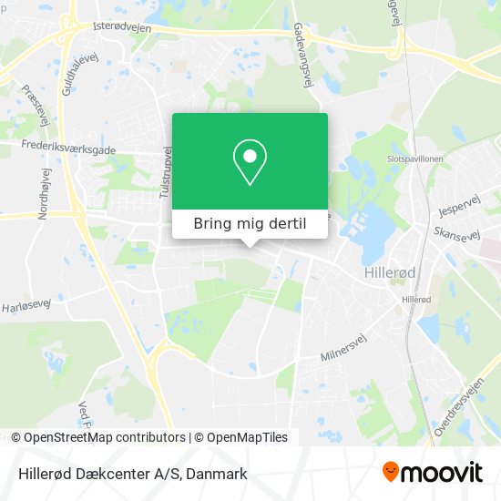 Hillerød Dækcenter A/S kort