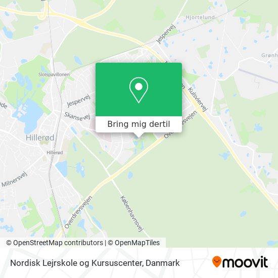 Nordisk Lejrskole og Kursuscenter kort