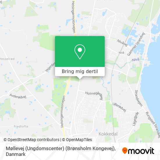 Møllevej (Ungdomscenter) (Brønsholm Kongevej) kort