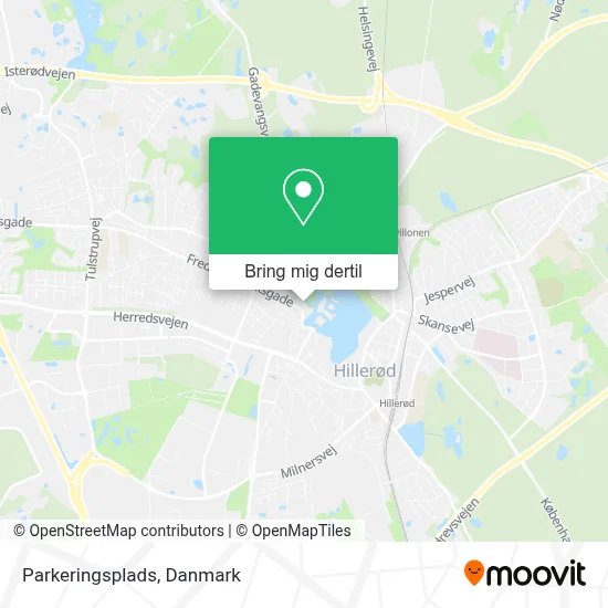 Parkeringsplads kort