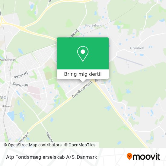 Atp Fondsmæglerselskab A/S kort