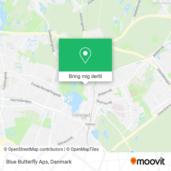 Blue Butterfly Aps kort