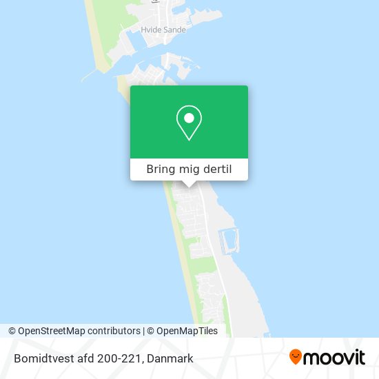 Bomidtvest afd 200-221 kort