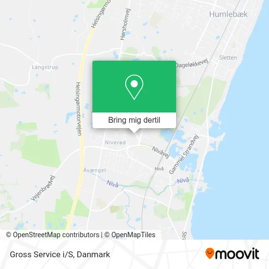 Gross Service i/S kort