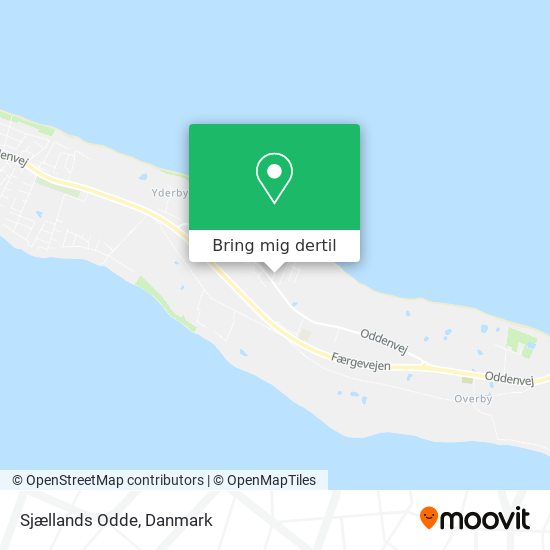 Sjællands Odde kort