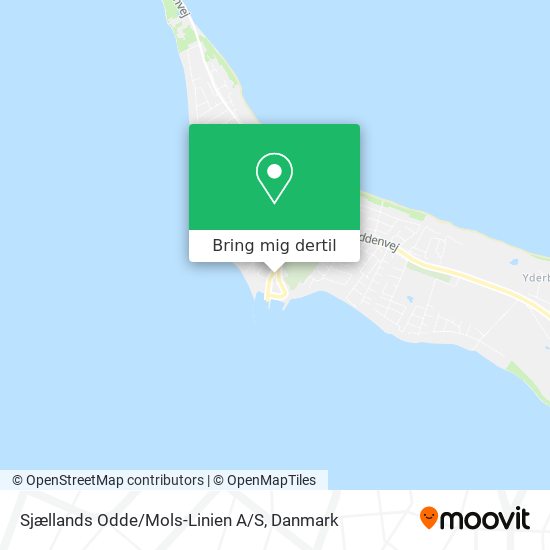 Sjællands Odde/Mols-Linien A/S kort