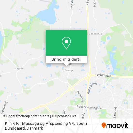 Klinik for Massage og Afspænding V / Lisbeth Bundgaard kort