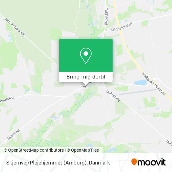 Skjernvej / Plejehjemmet (Arnborg) kort