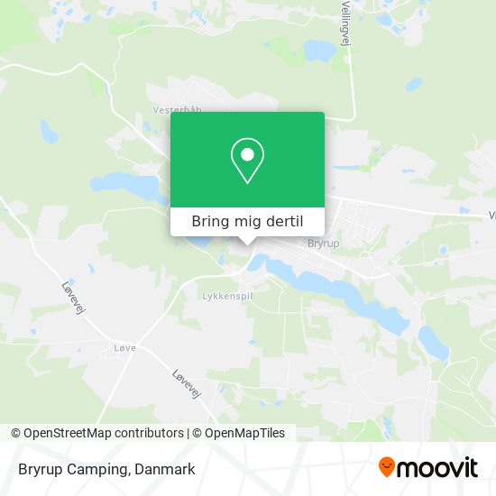 Bryrup Camping kort