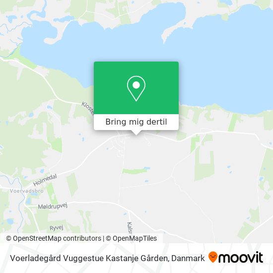 Voerladegård Vuggestue Kastanje Gården kort