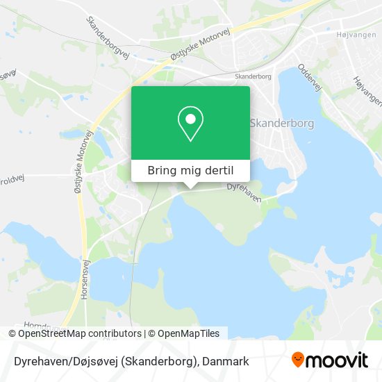 Dyrehaven / Døjsøvej (Skanderborg) kort