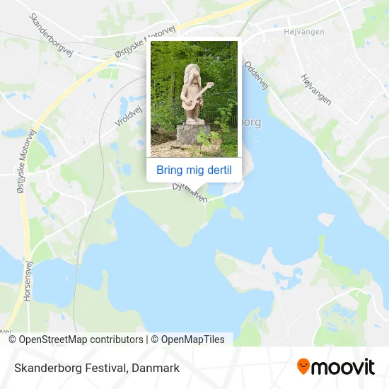 Skanderborg Festival kort