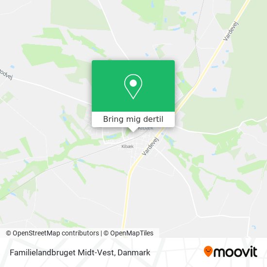 Familielandbruget Midt-Vest kort