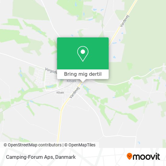 Camping-Forum Aps kort