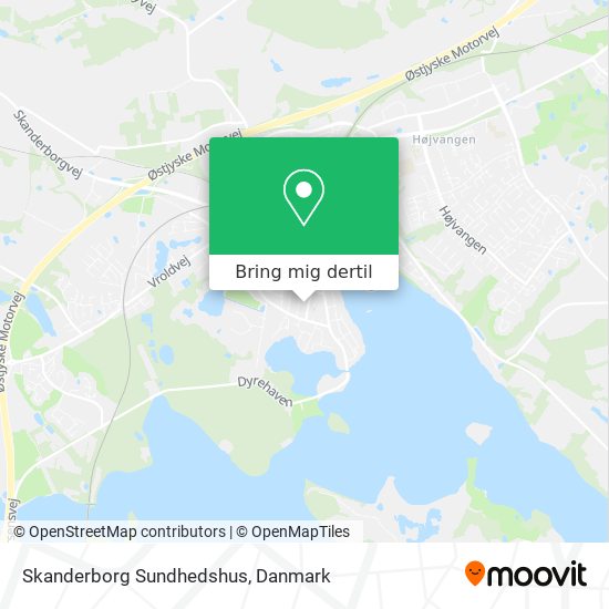 Skanderborg Sundhedshus kort