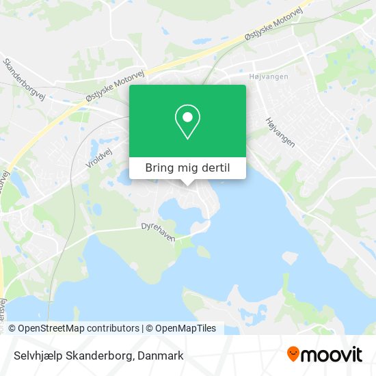 Selvhjælp Skanderborg kort