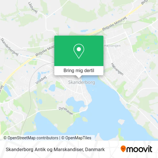 Skanderborg Antik og Marskandiser kort