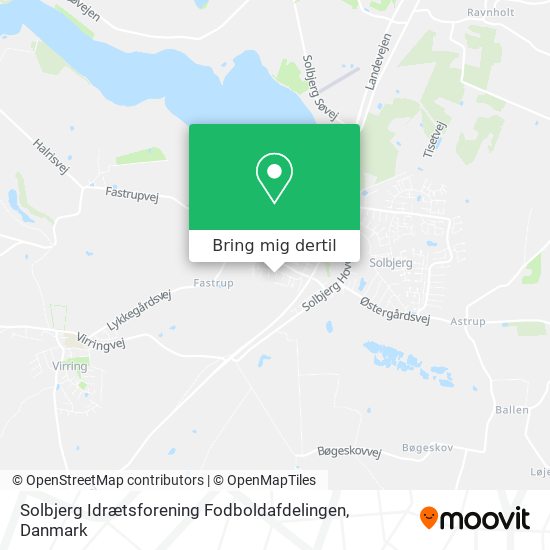Solbjerg Idrætsforening Fodboldafdelingen kort