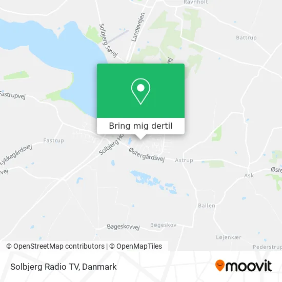 Solbjerg Radio TV kort