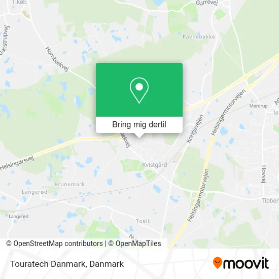 Touratech Danmark kort
