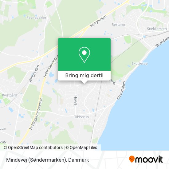 Mindevej (Søndermarken) kort