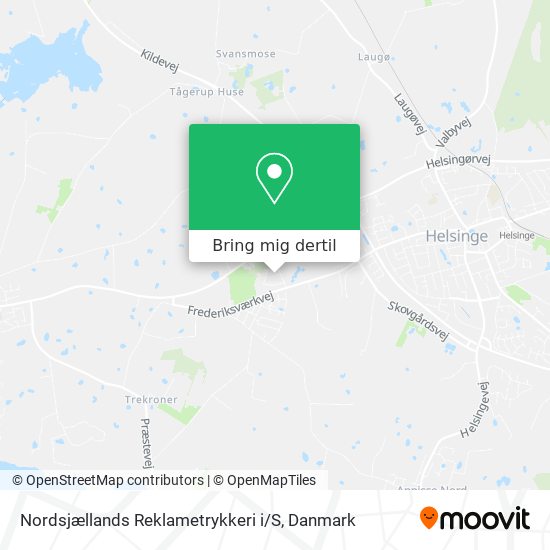 Nordsjællands Reklametrykkeri i / S kort