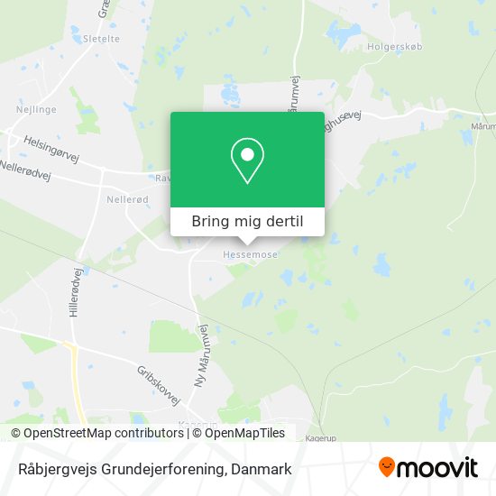 Råbjergvejs Grundejerforening kort